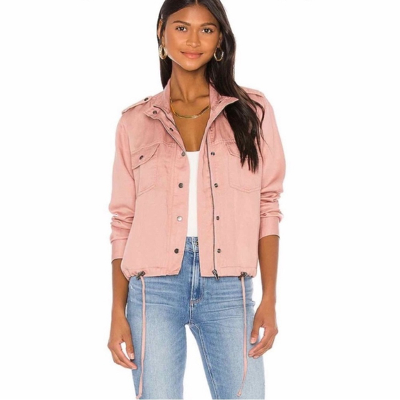 SOLD 💟 RAILS Collins Utility Linen Blend Jacket in Rose Dust Size Small - Picture 4 of 16
